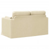 Sofa Kremowy 139 x 78 x 80 cm tkanina