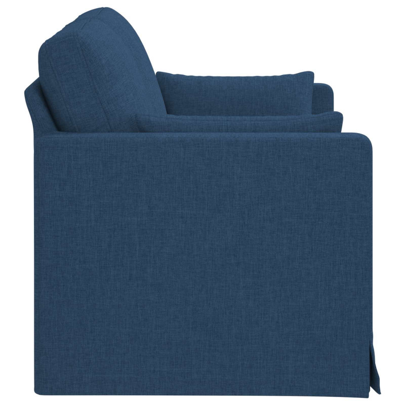 Sofa Niebieski 139 x 78 x 80 cm tkanina
