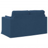 Sofa Niebieski 139 x 78 x 80 cm tkanina