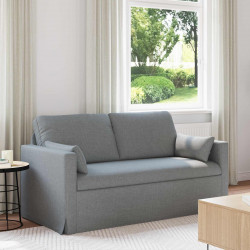 Sofa Jasnoszary 158 x 78 x 80 cm tkanina