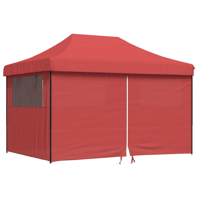 Namiot Imprezowy bordowy 279 x 410 x 315 cm Materiał Oxford