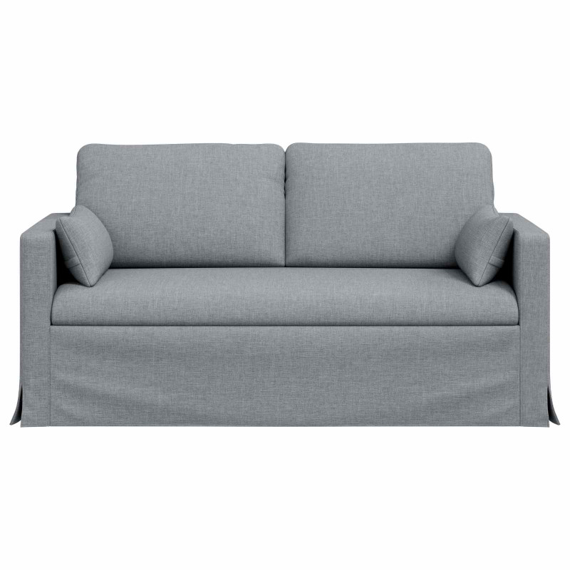 Sofa Jasnoszary 158 x 78 x 80 cm tkanina