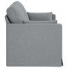 Sofa Jasnoszary 158 x 78 x 80 cm tkanina