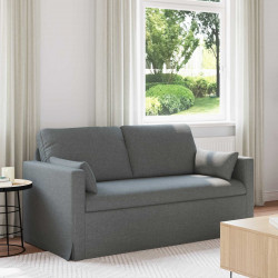 Sofa Ciemnoszary 158 x 78 x 80 cm tkanina