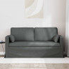 Sofa Ciemnoszary 158 x 78 x 80 cm tkanina