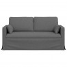 Sofa Ciemnoszary 158 x 78 x 80 cm tkanina