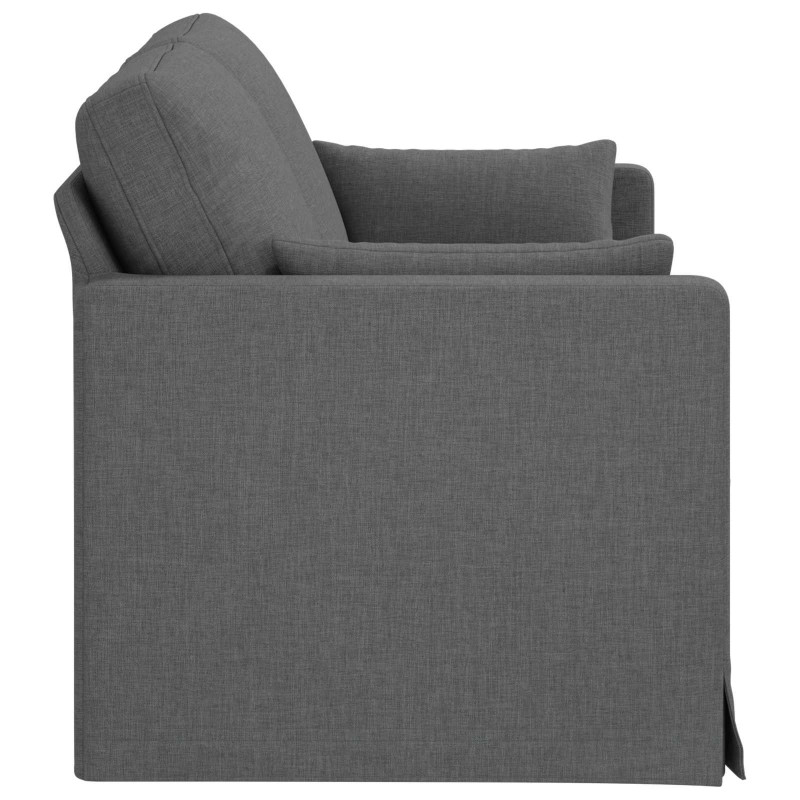 Sofa Ciemnoszary 158 x 78 x 80 cm tkanina