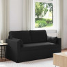 Sofa Czarny 158 x 78 x 80 cm tkanina