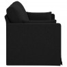 Sofa Czarny 158 x 78 x 80 cm tkanina