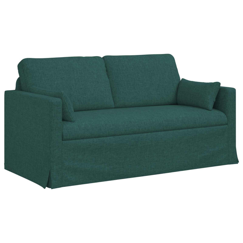 Sofa Ciemna zieleń 158 x 78 x 80 cm tkanina