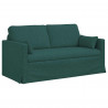 Sofa Ciemna zieleń 158 x 78 x 80 cm tkanina