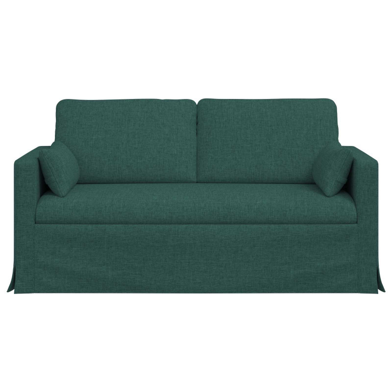 Sofa Ciemna zieleń 158 x 78 x 80 cm tkanina