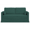 Sofa Ciemna zieleń 158 x 78 x 80 cm tkanina