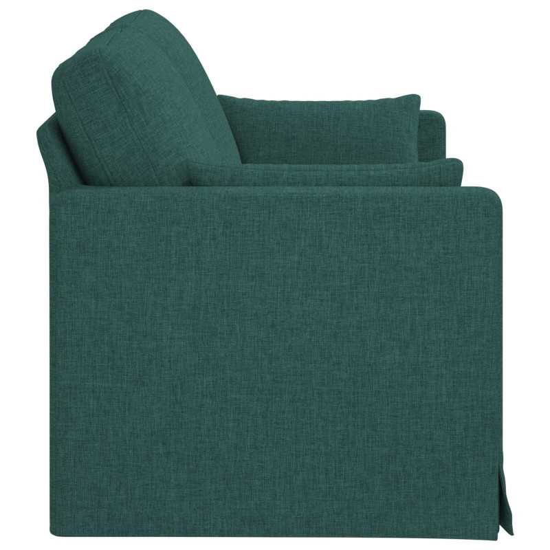 Sofa Ciemna zieleń 158 x 78 x 80 cm tkanina