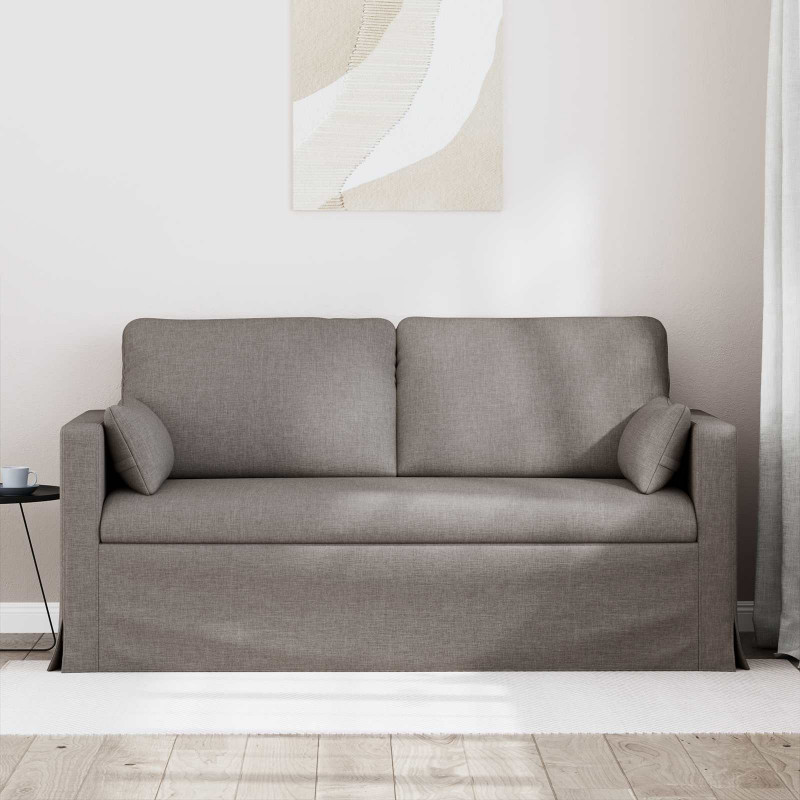 Sofa Ciemnoszary 158 x 78 x 80 cm tkanina