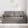 Sofa Ciemnoszary 158 x 78 x 80 cm tkanina
