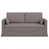 Sofa Ciemnoszary 158 x 78 x 80 cm tkanina