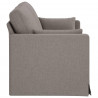 Sofa Ciemnoszary 158 x 78 x 80 cm tkanina