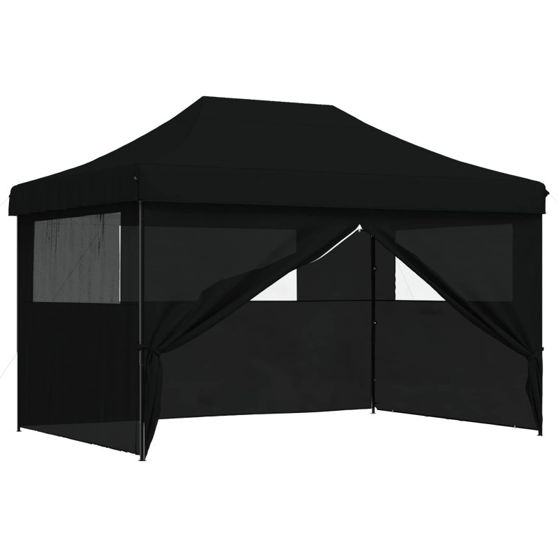 Namiot Imprezowy Czarny 279 x 410 x 315 cm Materiał Oxford