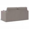 Sofa Ciemnoszary 158 x 78 x 80 cm tkanina