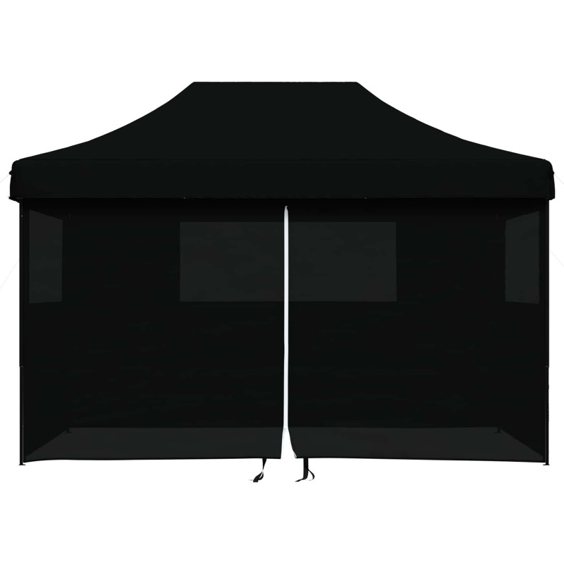 Namiot Imprezowy Czarny 279 x 410 x 315 cm Materiał Oxford