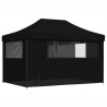 Namiot Imprezowy Czarny 279 x 410 x 315 cm Materiał Oxford