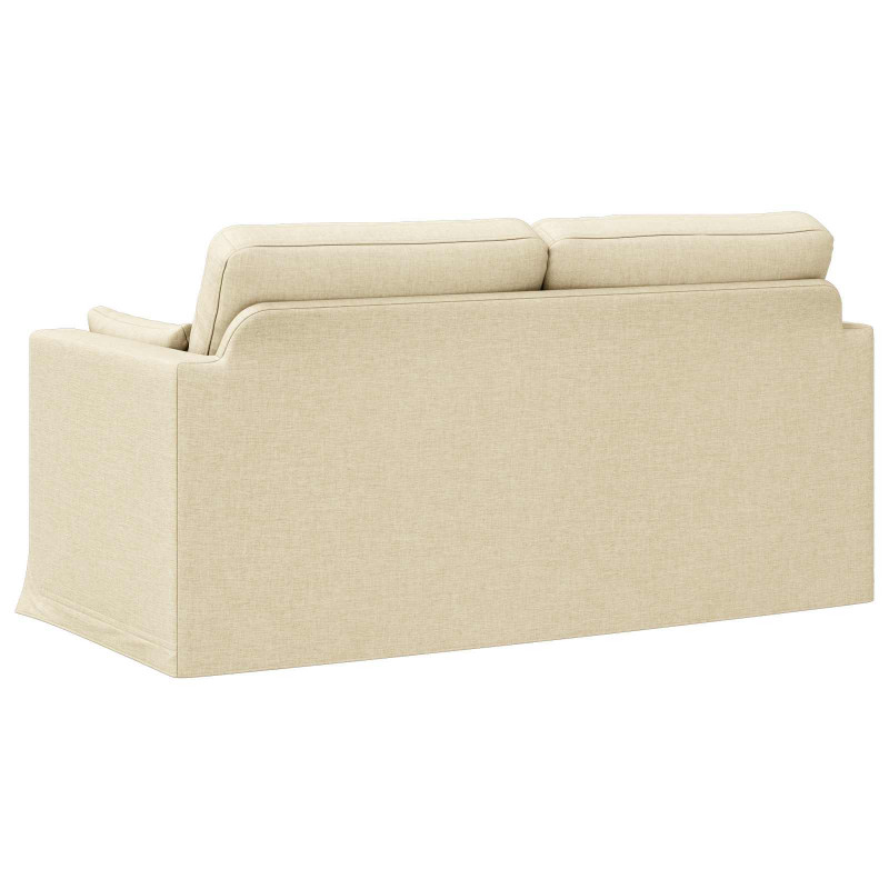 Sofa Kremowy 158 x 78 x 80 cm tkanina