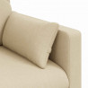 Sofa Kremowy 158 x 78 x 80 cm tkanina