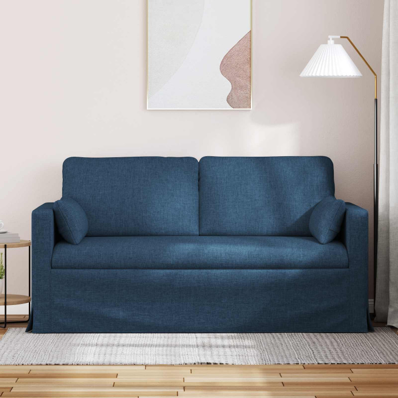 Sofa Niebieski 158 x 78 x 80 cm tkanina