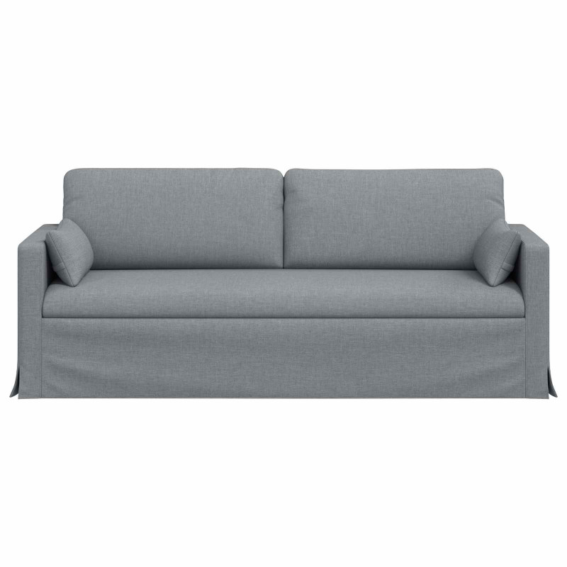 Sofa Jasnoszary 198 x 78 x 80 cm tkanina