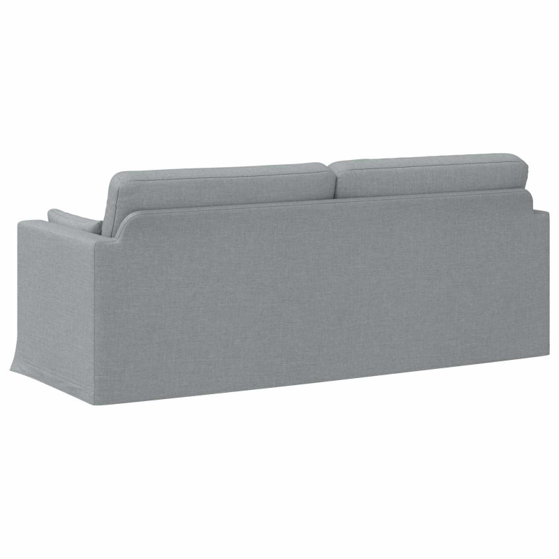 Sofa Jasnoszary 198 x 78 x 80 cm tkanina