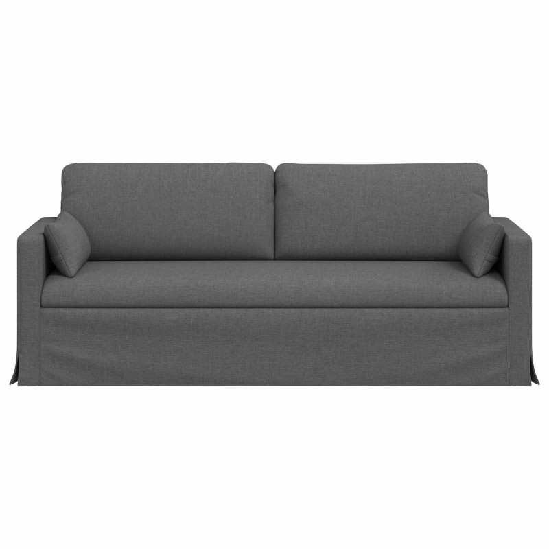 Sofa Ciemnoszary 198 x 78 x 80 cm tkanina