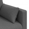 Sofa Ciemnoszary 198 x 78 x 80 cm tkanina