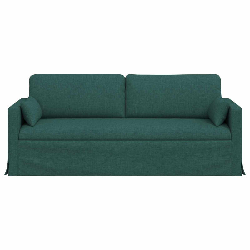 Sofa Ciemna zieleń 198 x 78 x 80 cm tkanina