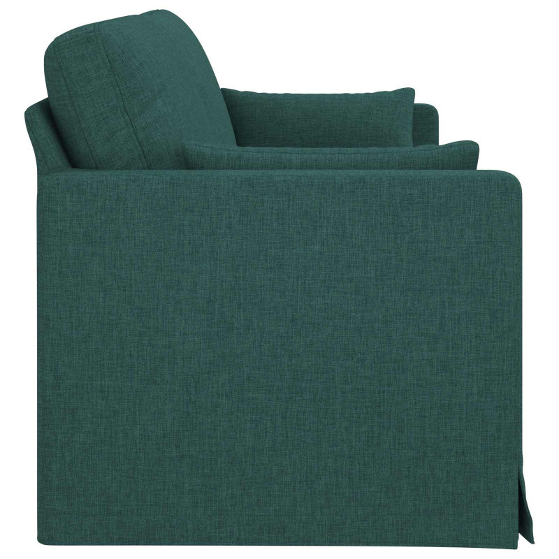 Sofa Ciemna zieleń 198 x 78 x 80 cm tkanina