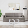 Sofa Ciemnoszary 198 x 78 x 80 cm tkanina