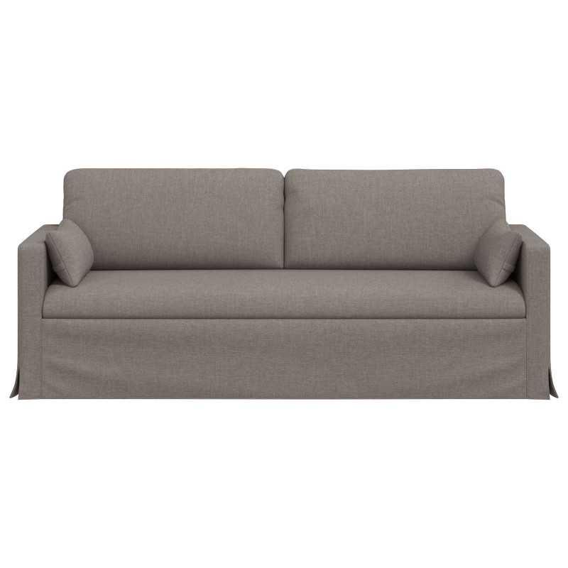 Sofa Ciemnoszary 198 x 78 x 80 cm tkanina