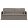 Sofa Ciemnoszary 198 x 78 x 80 cm tkanina
