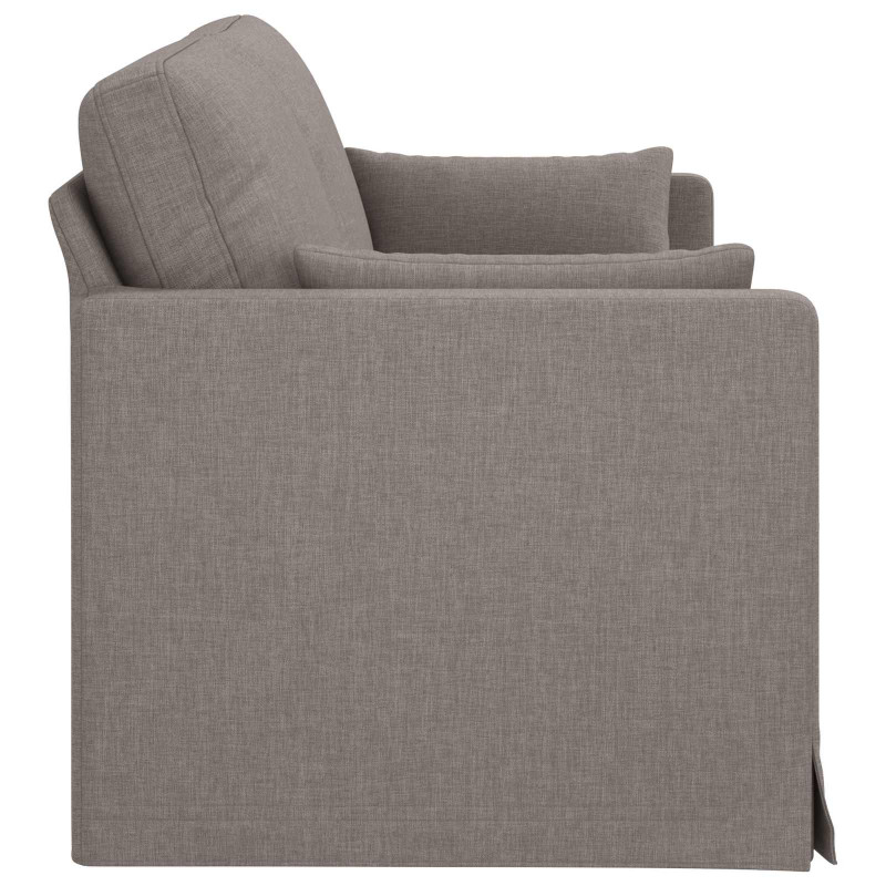Sofa Ciemnoszary 198 x 78 x 80 cm tkanina
