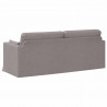 Sofa Ciemnoszary 198 x 78 x 80 cm tkanina