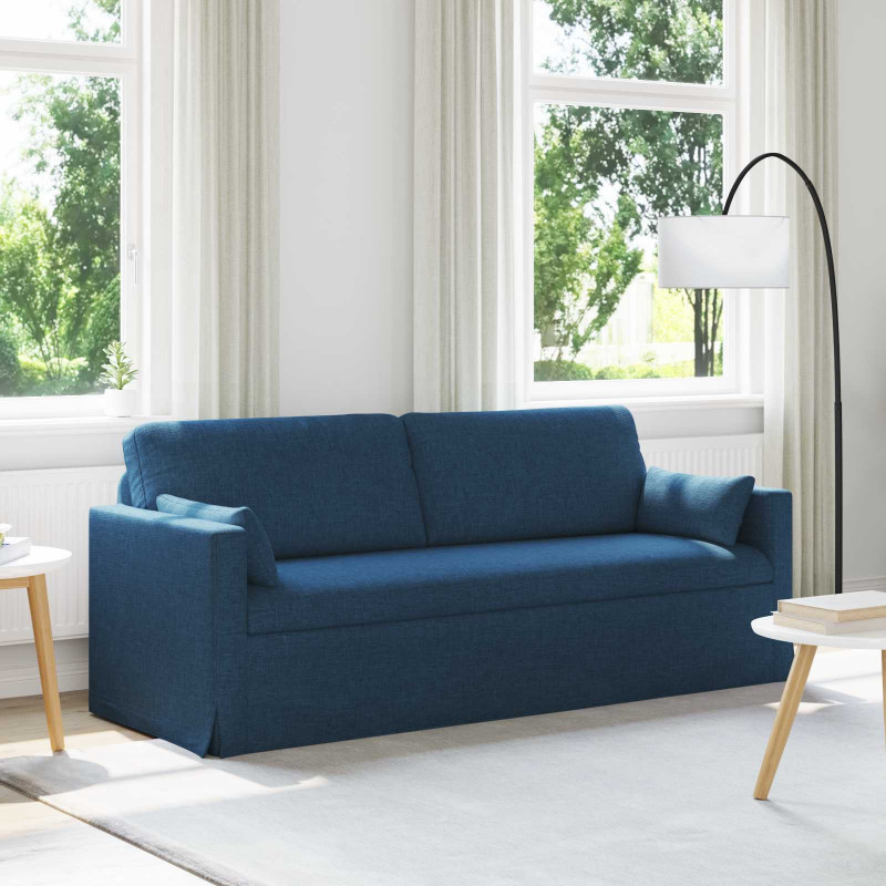 Sofa Niebieski 198 x 78 x 80 cm tkanina