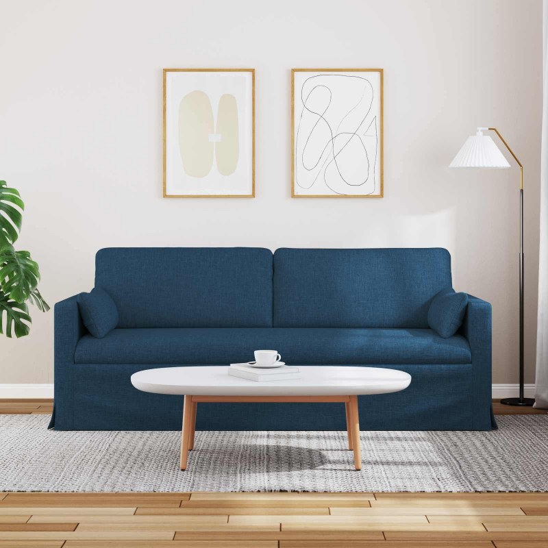 Sofa Niebieski 198 x 78 x 80 cm tkanina