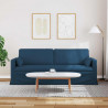 Sofa Niebieski 198 x 78 x 80 cm tkanina