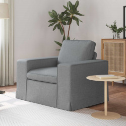 Sofa Jasnoszary 103 x 80 x 82 cm tkanina