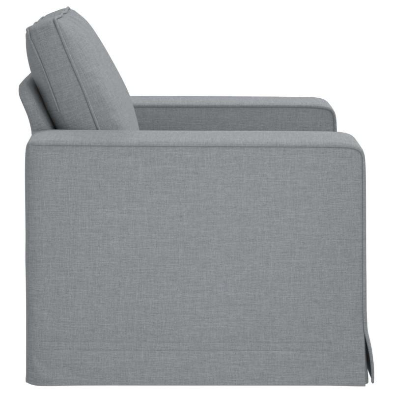 Sofa Jasnoszary 103 x 80 x 82 cm tkanina
