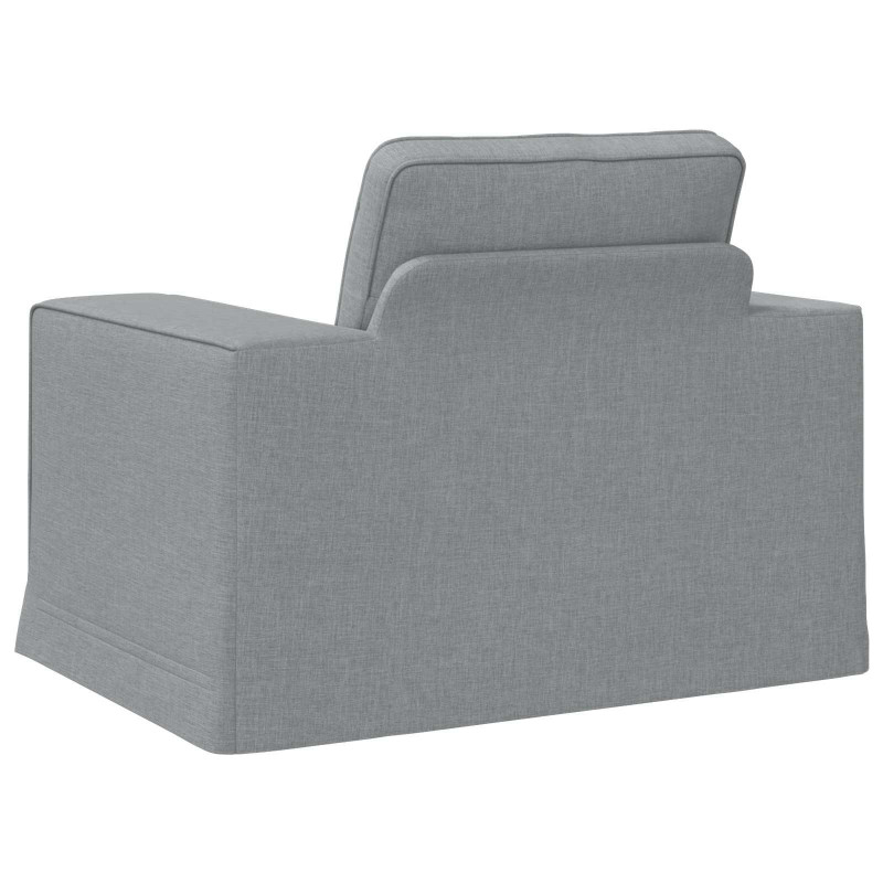 Sofa Jasnoszary 103 x 80 x 82 cm tkanina