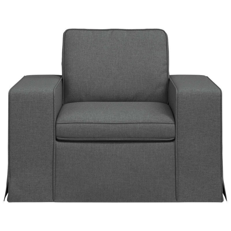 Sofa Ciemnoszary 103 x 80 x 82 cm tkanina