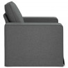 Sofa Ciemnoszary 103 x 80 x 82 cm tkanina