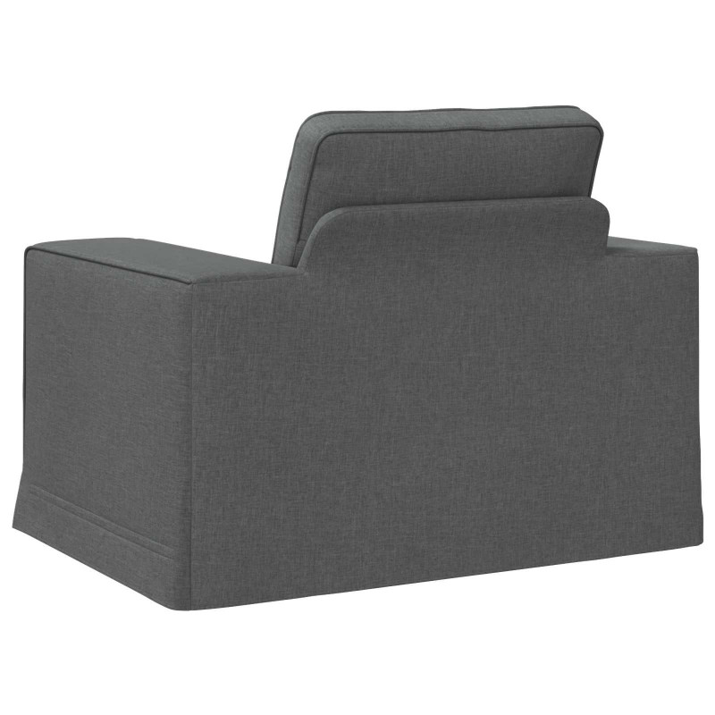 Sofa Ciemnoszary 103 x 80 x 82 cm tkanina
