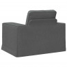Sofa Ciemnoszary 103 x 80 x 82 cm tkanina